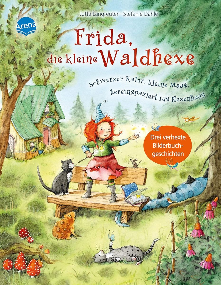 Frida, die kleine Waldhexe Schwarzer Kater, kleine Maus