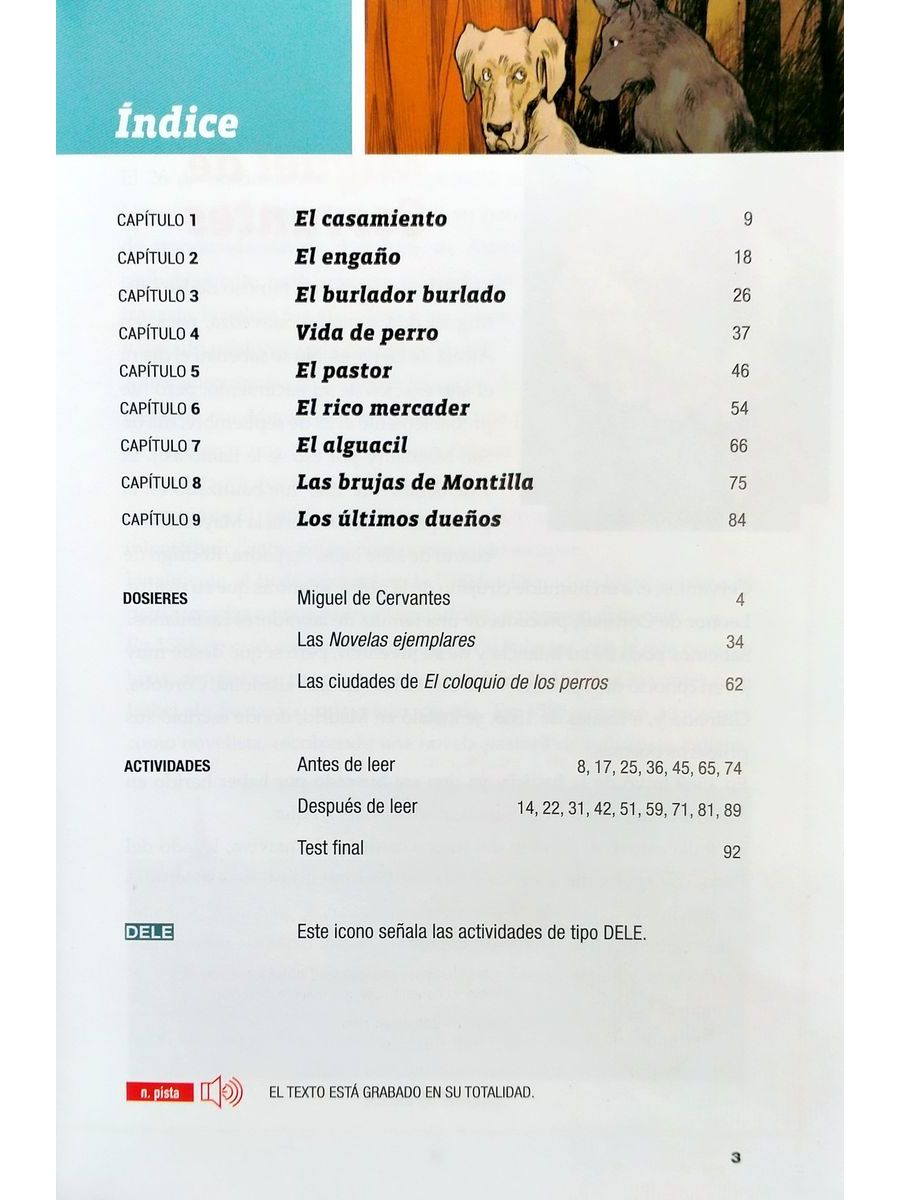 Leer y Aprender A2 El Casamiento Enganoso Y El Coloquio De Los Perros + Audio