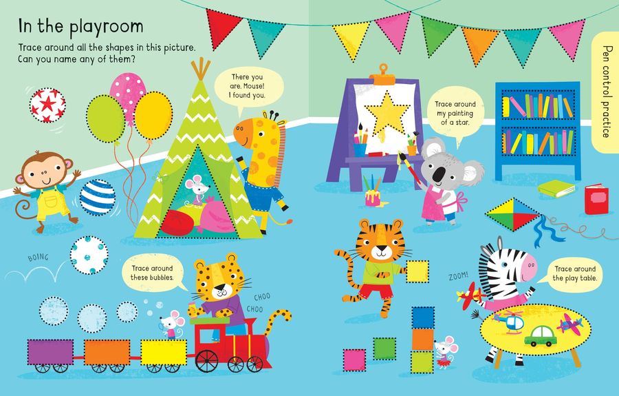 Usborne Early Years Wipe-Clean Ready for Writing