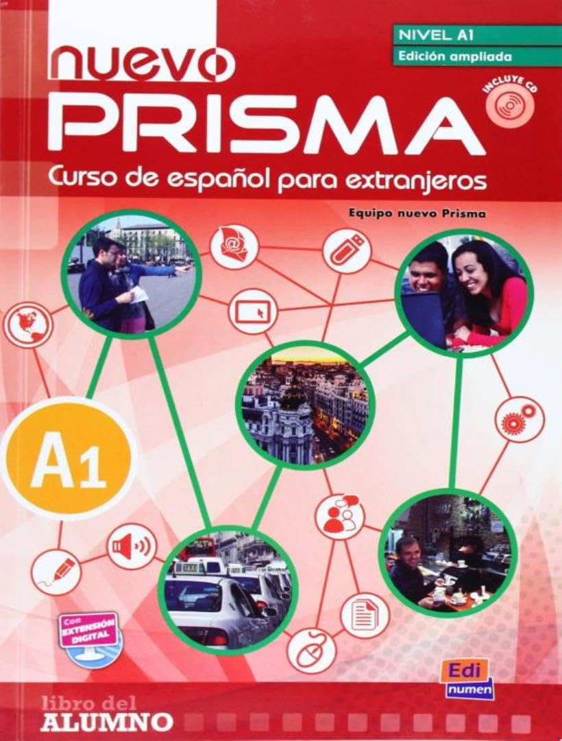 Nuevo Prisma A1 Libro de Alumno Ampliada eBook + CD audio + Extension digital