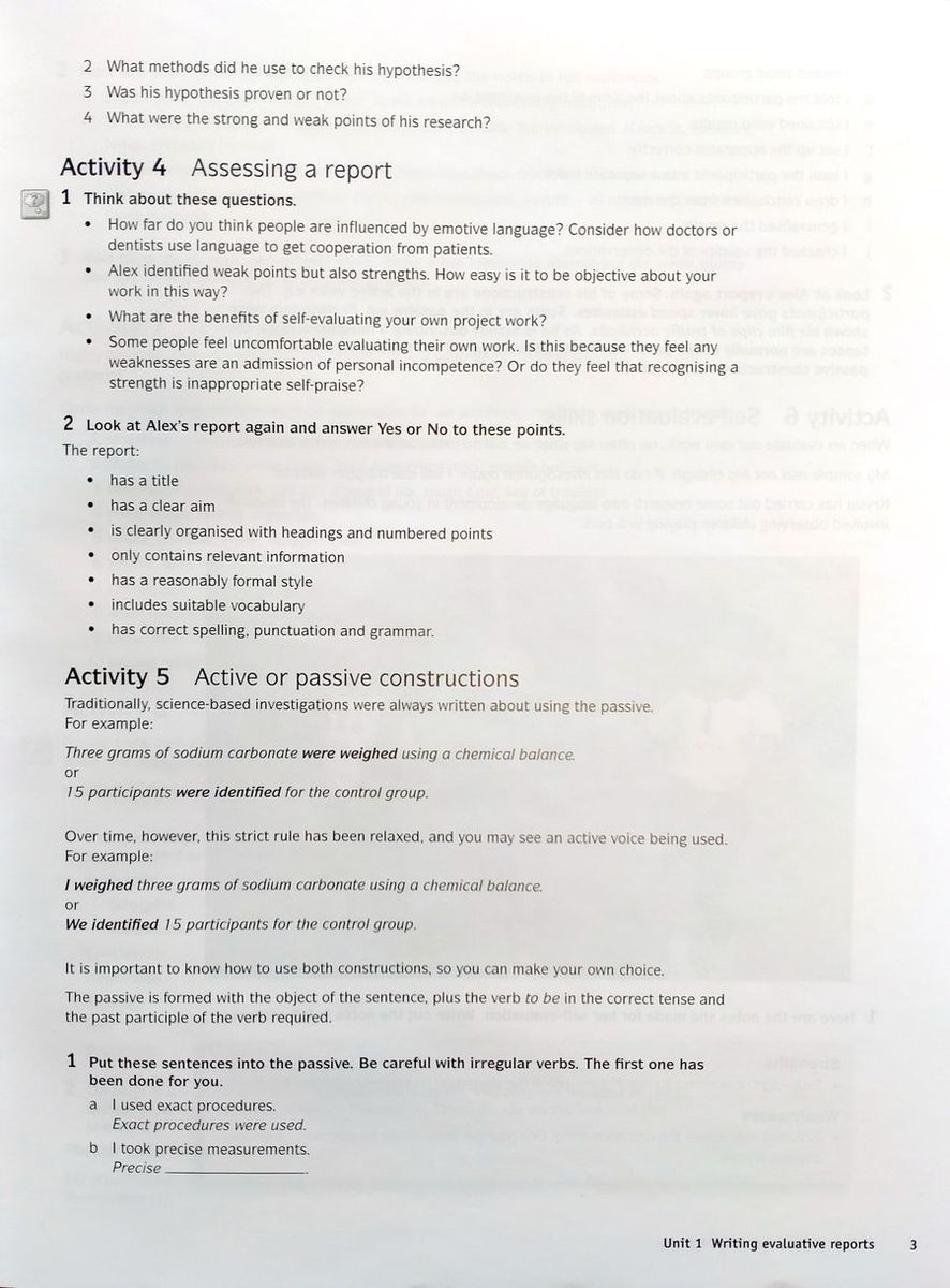 Steps to Academic Writing with Key