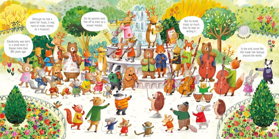 Usborne Sound Books The Animal Orchestra Plays Tchaikovsky
