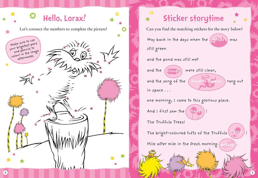 The Lorax Activity Book