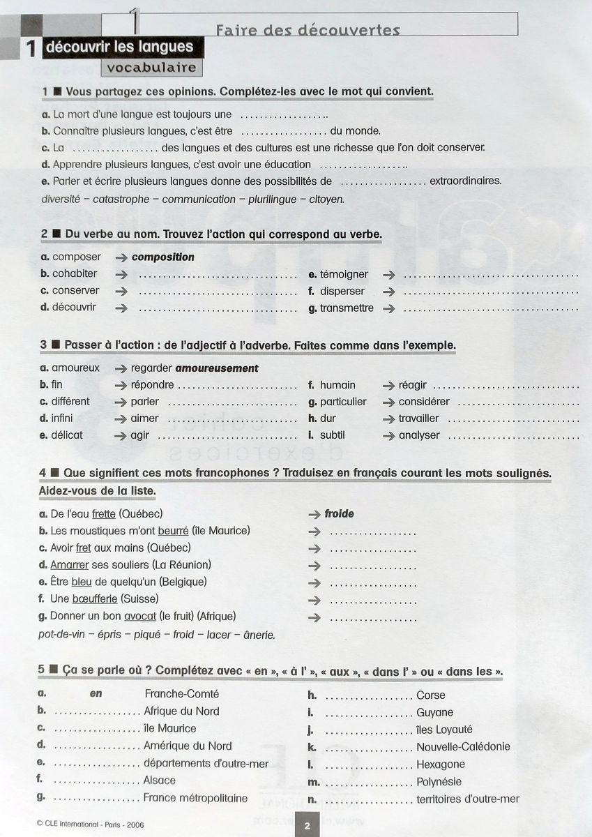 Campus 3 Cahier d'exercices