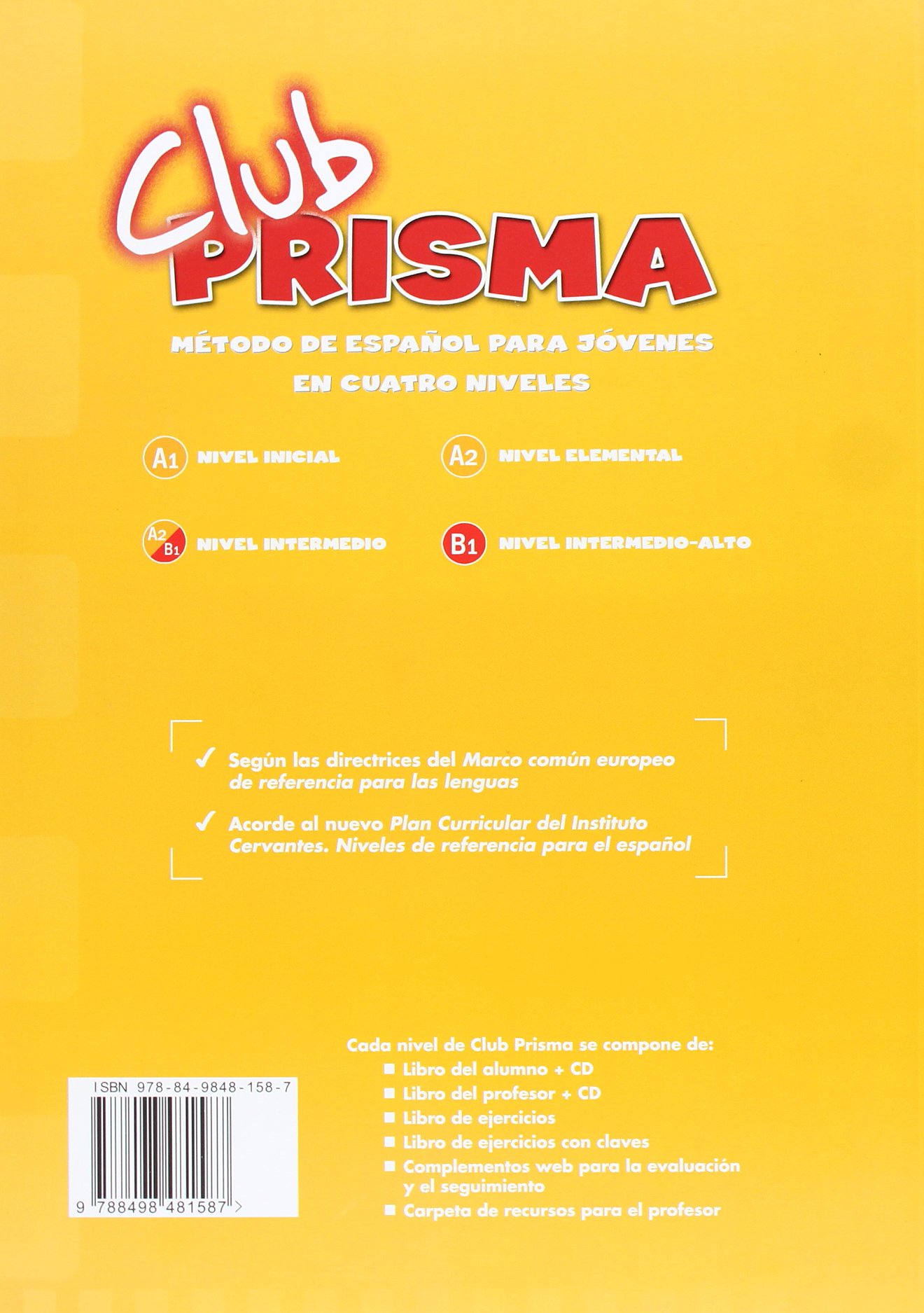 Club Prisma A2-B1 Ejercicios con claves