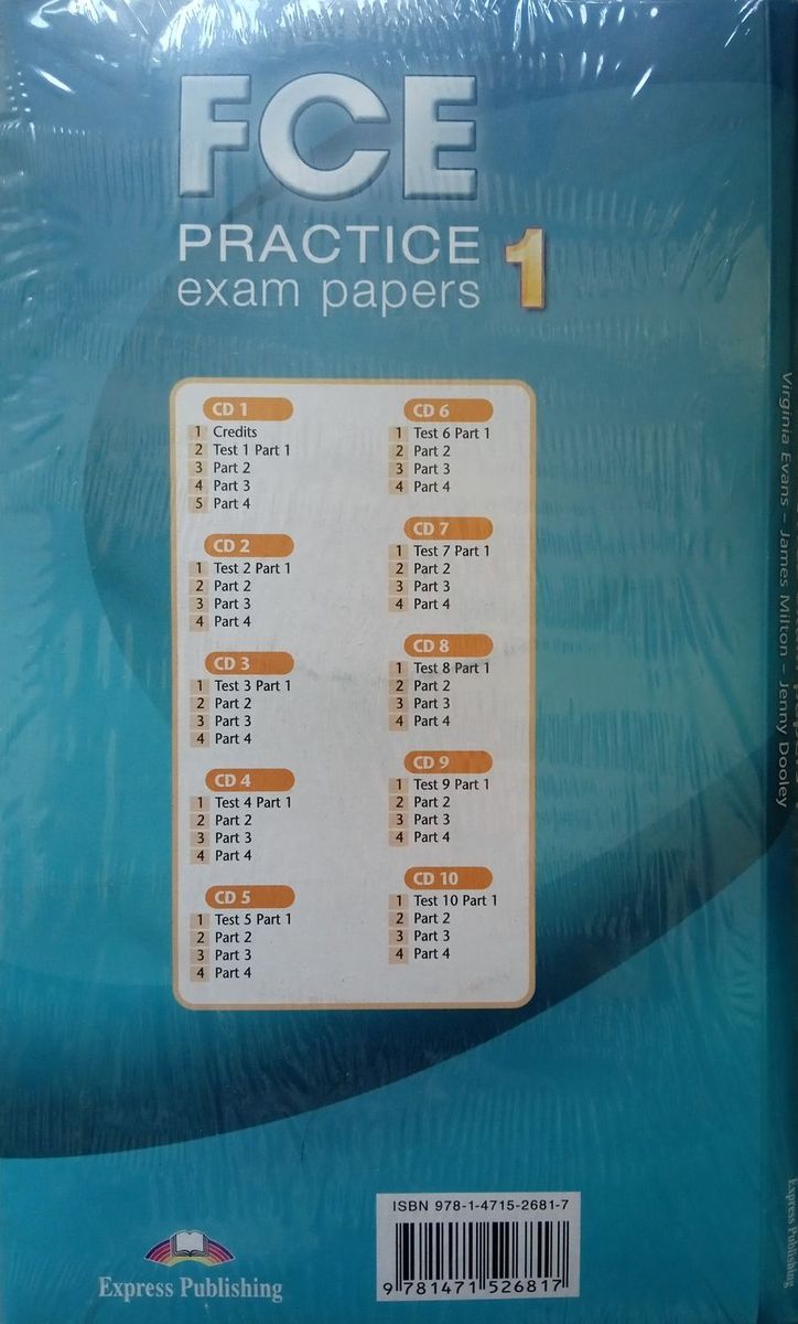 FCE Practice Exam Papers 1 Listening Class CDs (Set of 10)