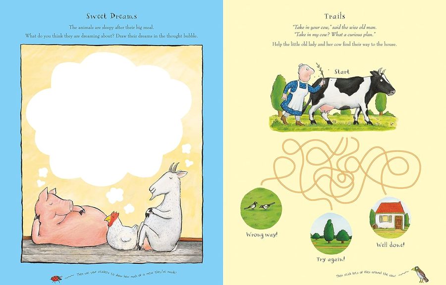 A Squash and a Squeeze Sticker Book