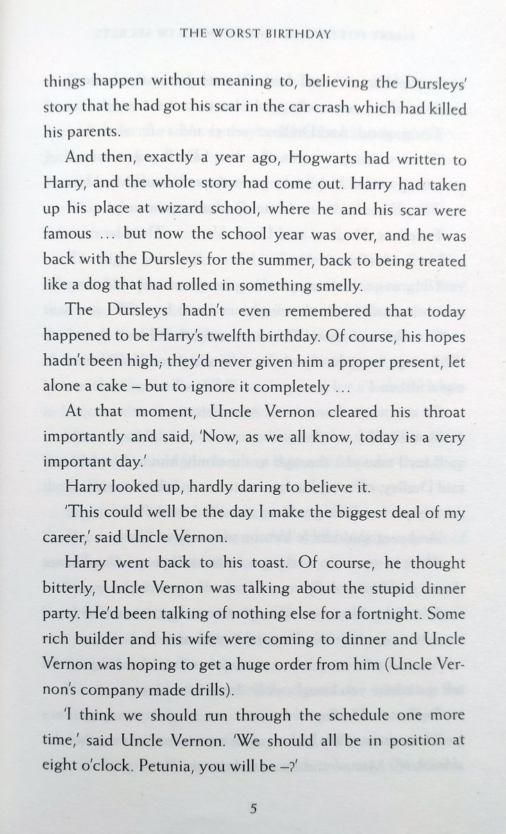 Harry Potter and the Chamber of Secrets Hardback