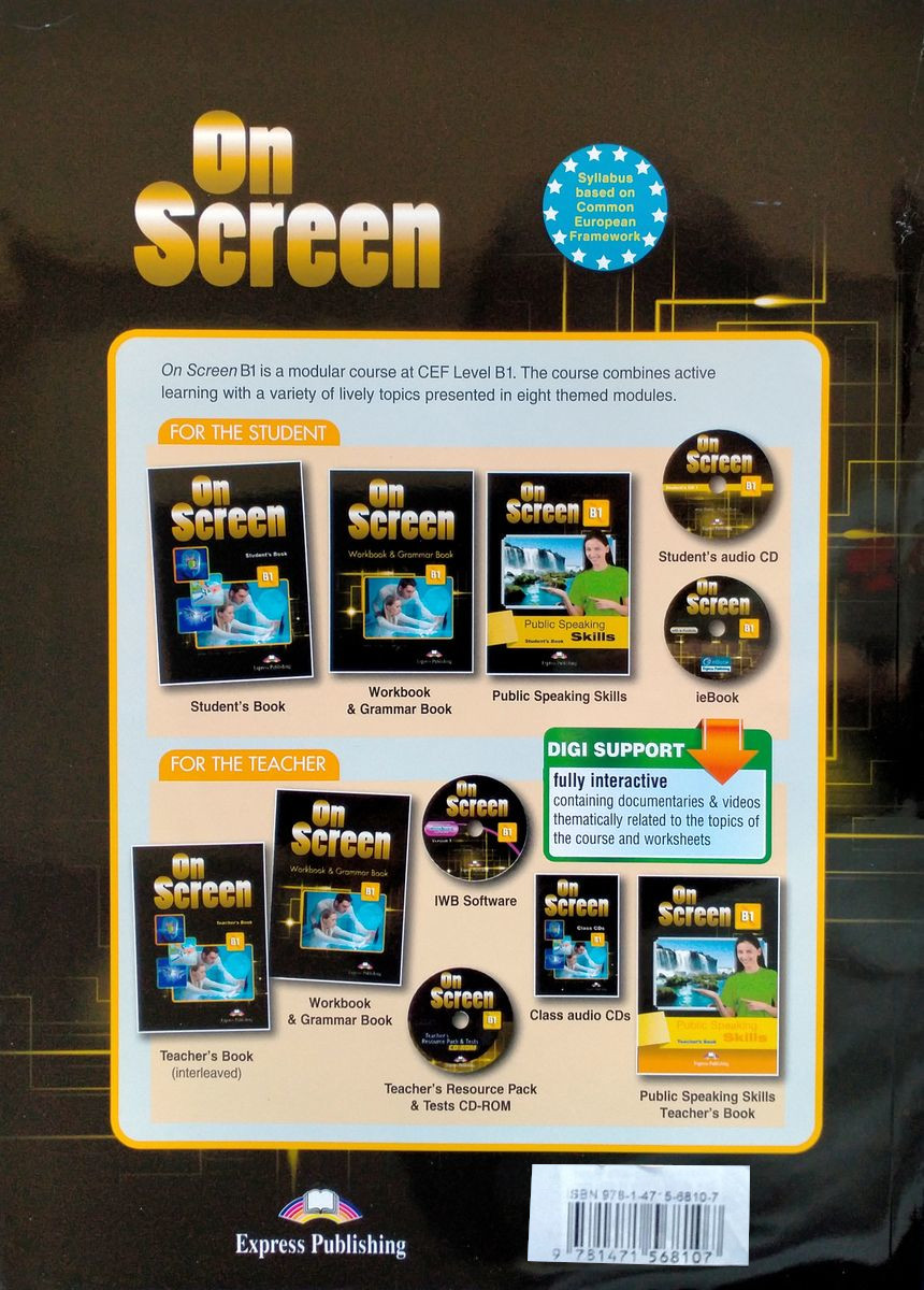 On Screen B1 Student's Book with ie-Book