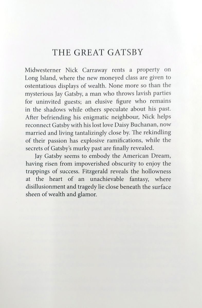 The Great Gatsby (Chiltern Classic)