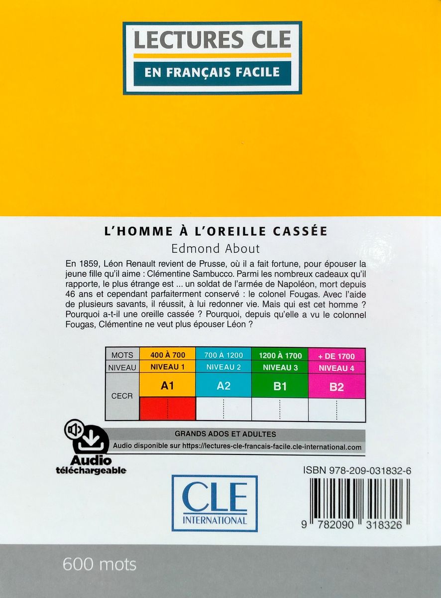 En Francais Facile 1 (A1) L'homme a l'oreille cassee + Audio