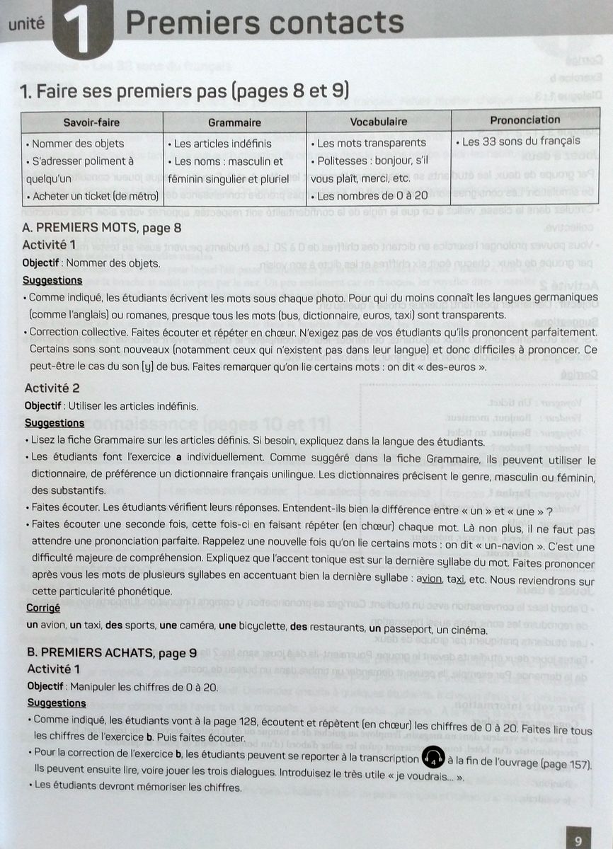 Francais.com Debutant A1-A2 3eme edition Guide pedagogique