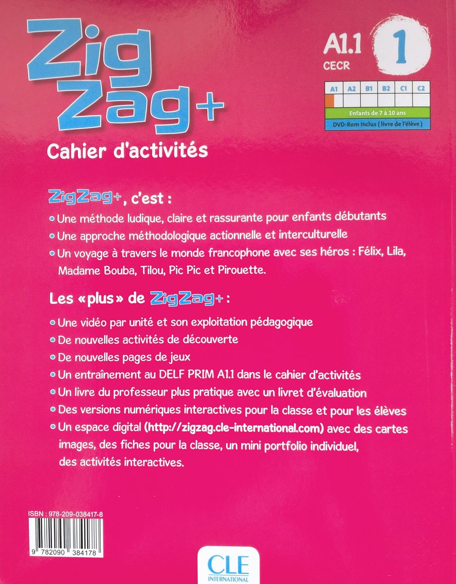 Zigzag Plus 1 A1.1 Cahier d'activites