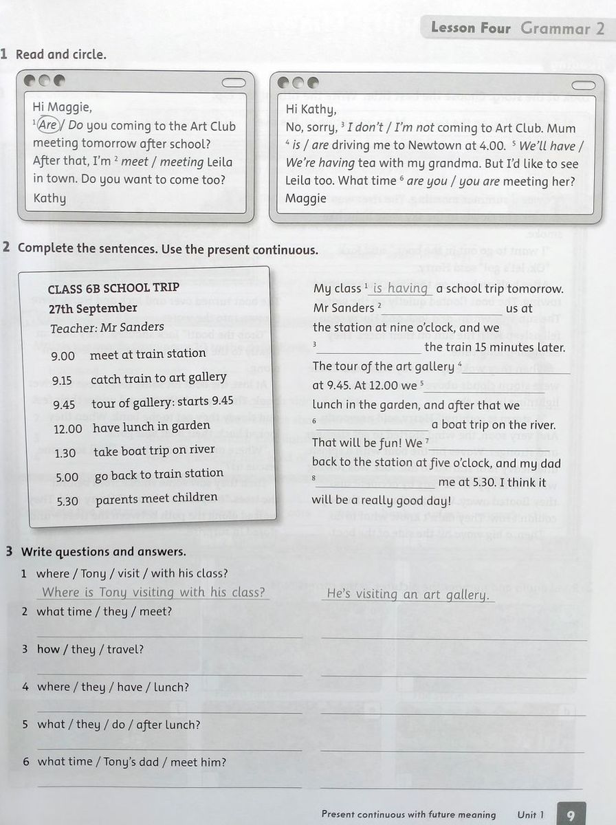 Family and Friends 6 Workbook