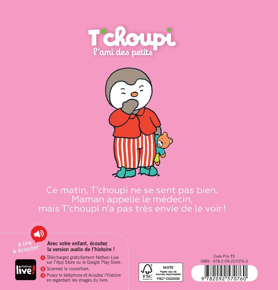 T'choupi est malade