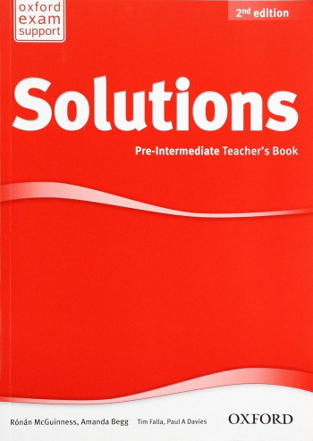 Solutions (2nd edition) Pre-Intermediate Teacher's Book