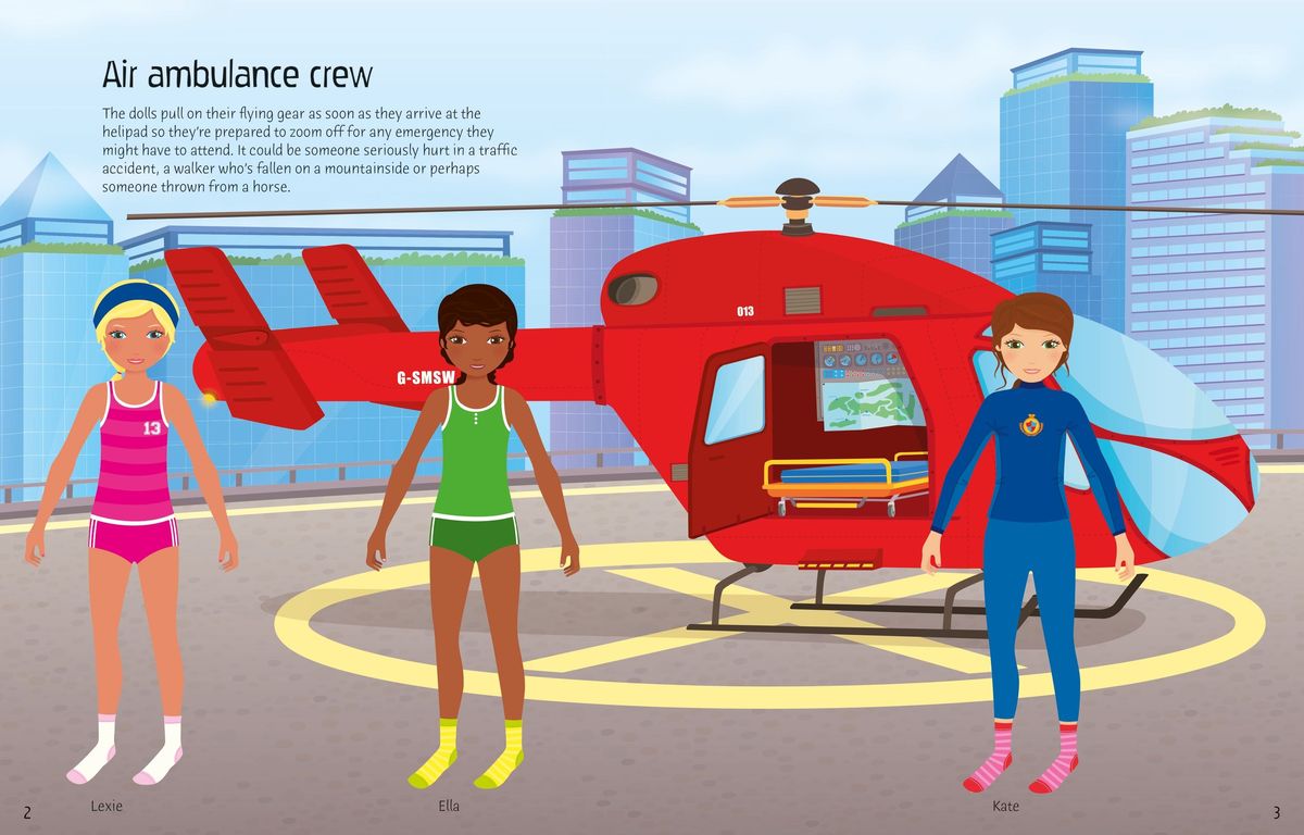 Usborne Sticker Dolly Dressing Action