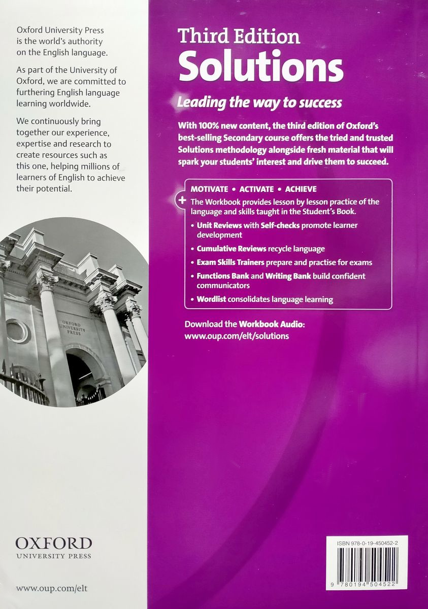 Solutions (3rd edition) Intermediate Workbook