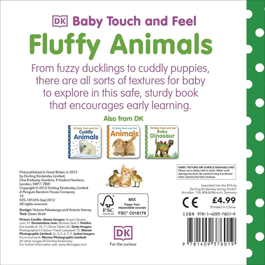 Baby Touch and Feel Fluffy Animals