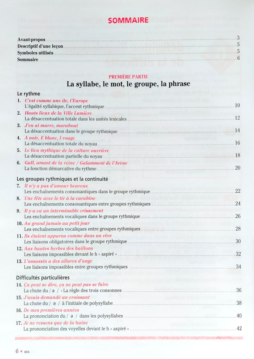 Phonetique Progressive du Francais Avance Livre