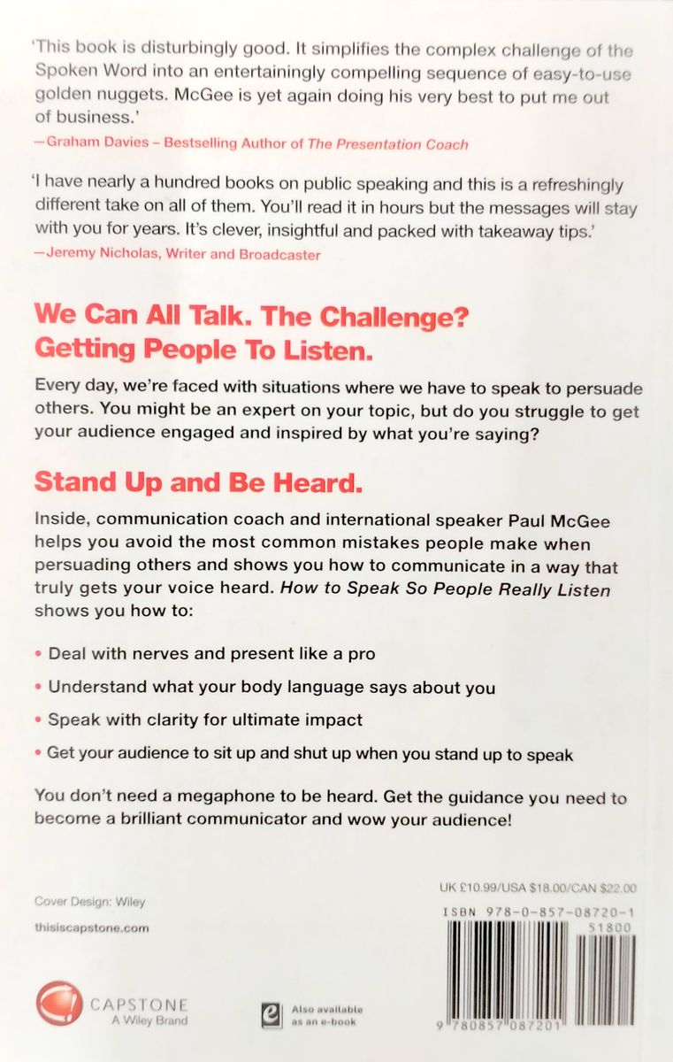 How to Speak So People Really Listen