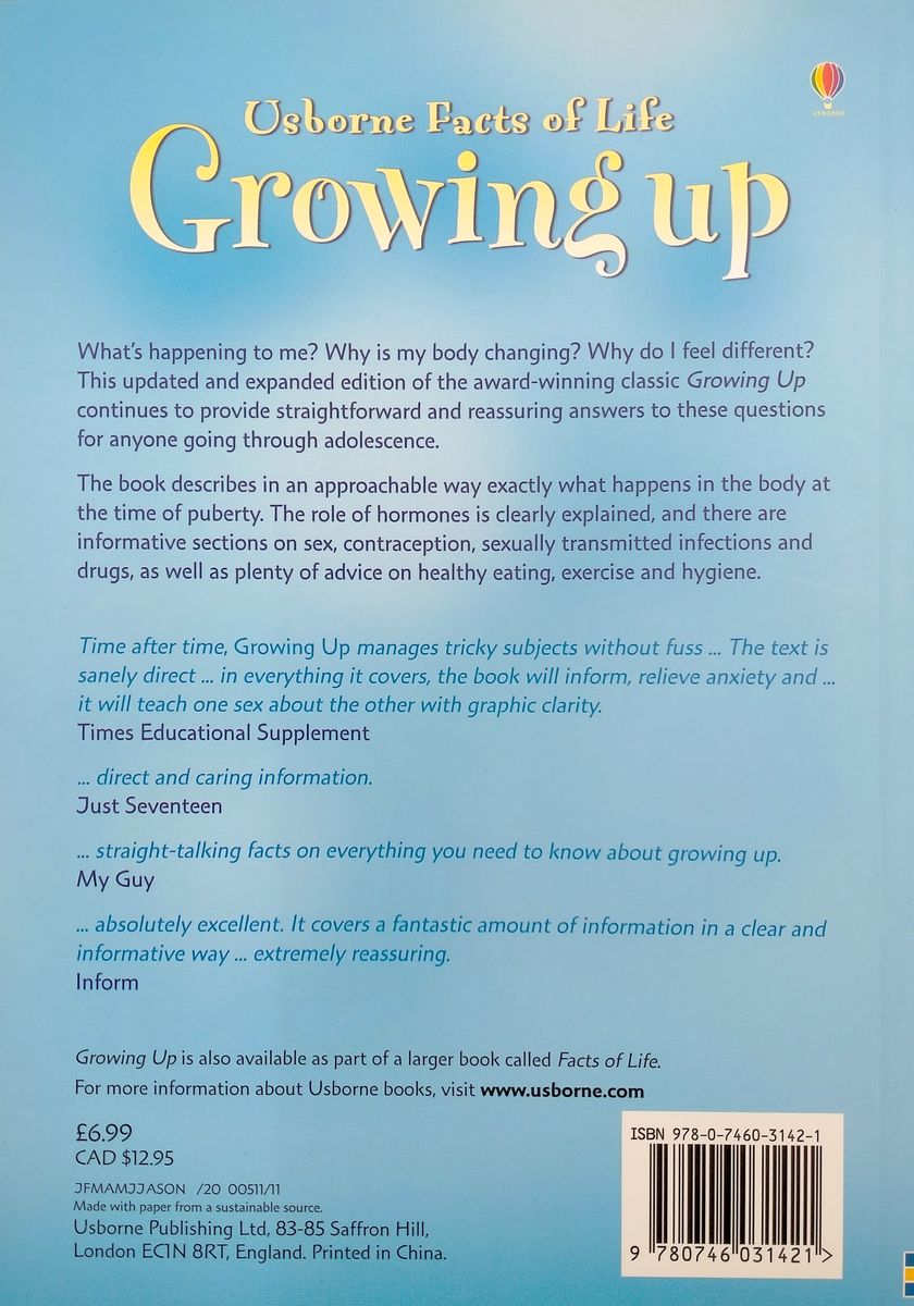 Usborne Facts of Life Growing Up