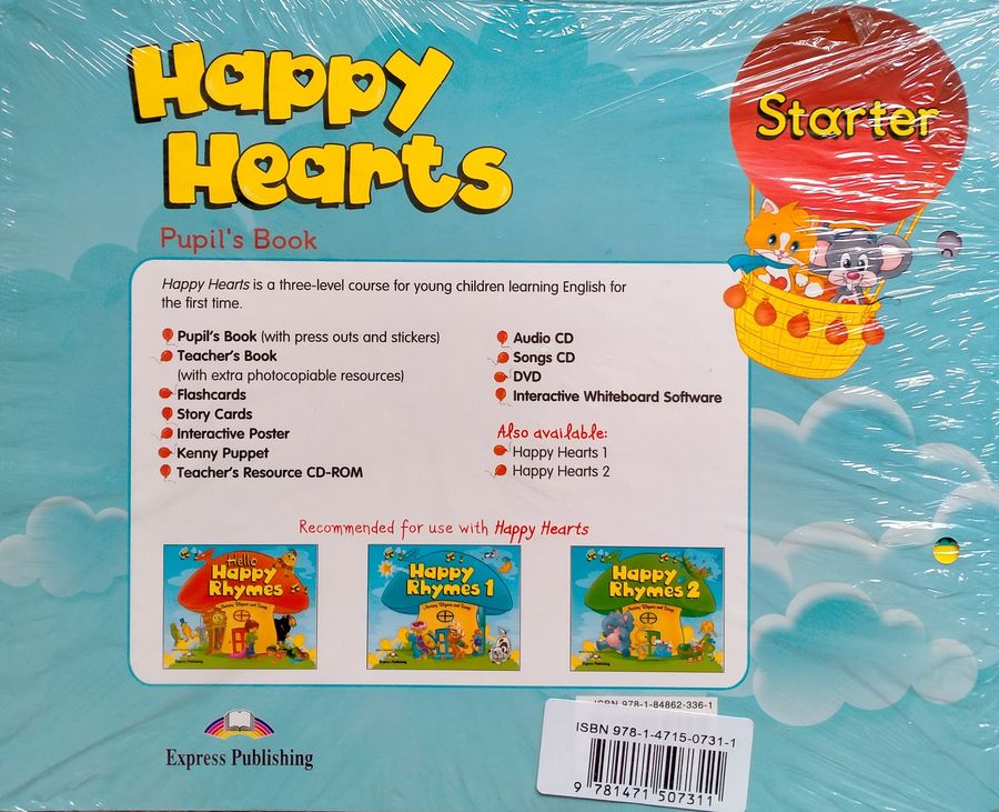 Happy Hearts  Starter Pupil's Book with Stickers, Press Outs & Multi-ROM