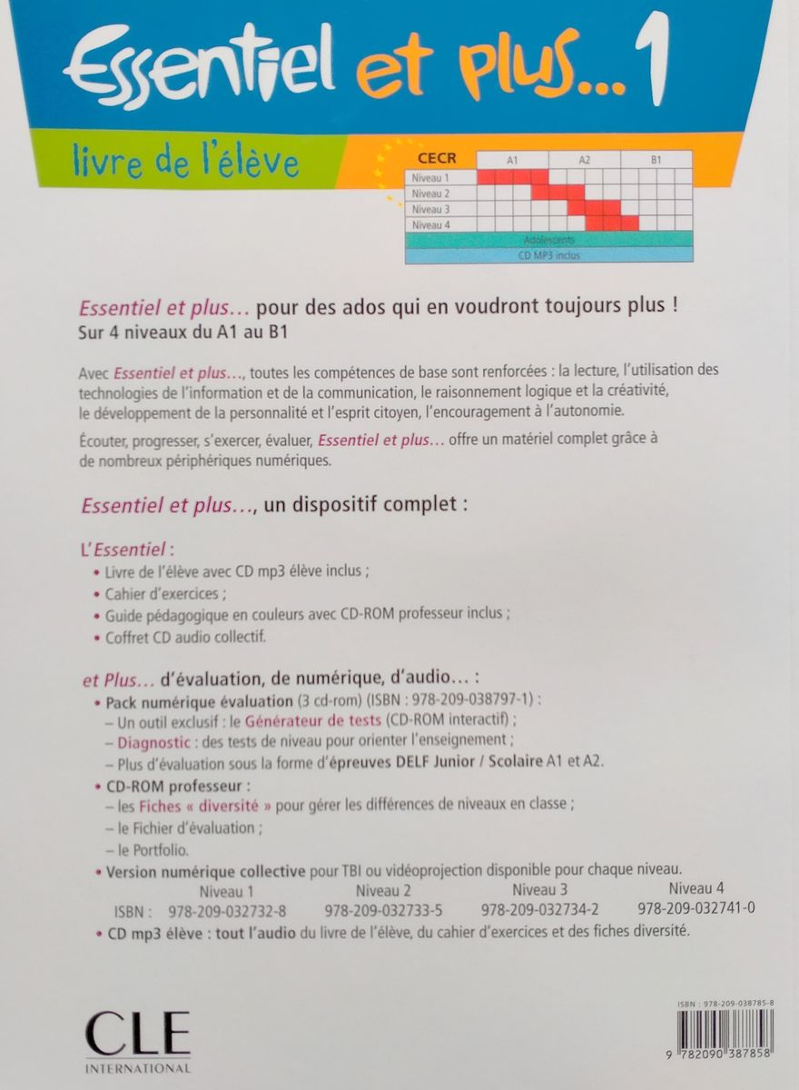 Essentiel et plus 1 Livre + CD audio