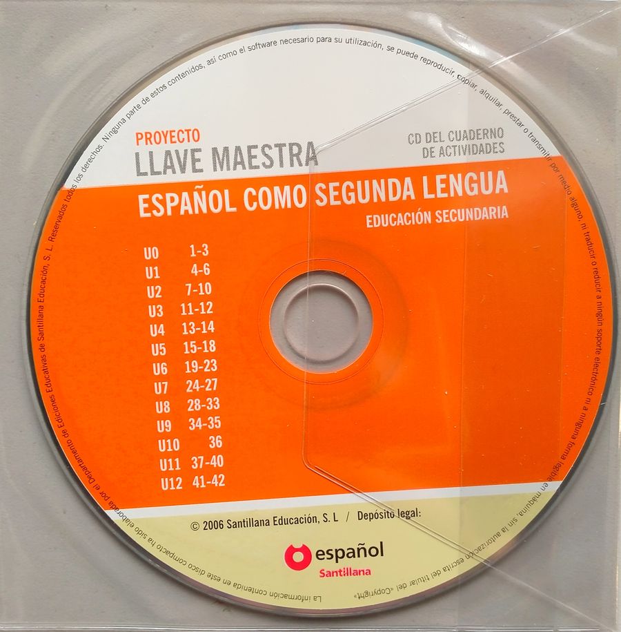 Llave maestra Cuaderno de actividades