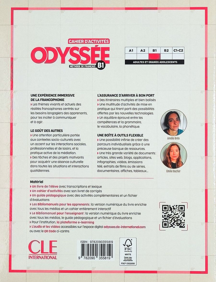 Odyssee B1 Cahier d'activites + Audio en ligne