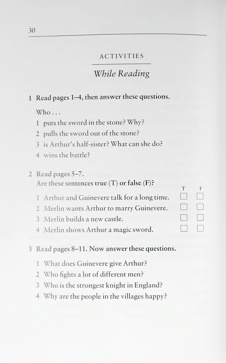 Oxford Bookworms Library  Starter King Arthur (Comic Strip)