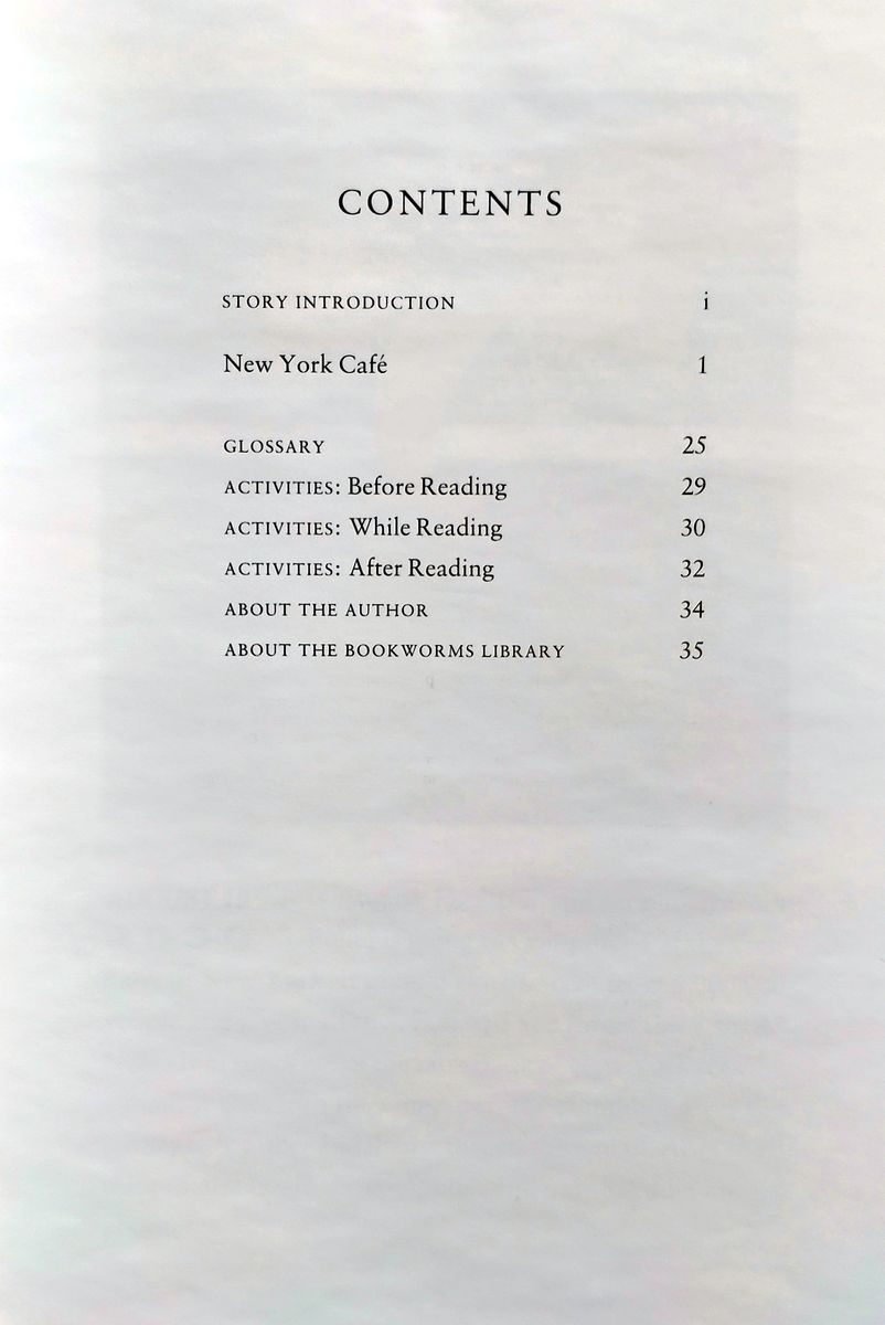 Oxford Bookworms Library  Starter New York Cafe with Audio Download (access card inside)