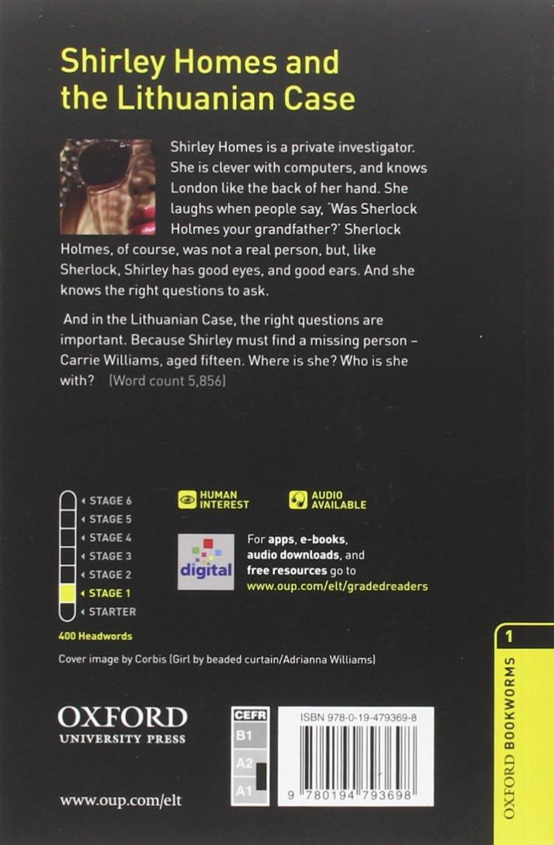 Oxford Bookworms Library 1 Shirley Homes and the Lithuanian Case with Audio CD