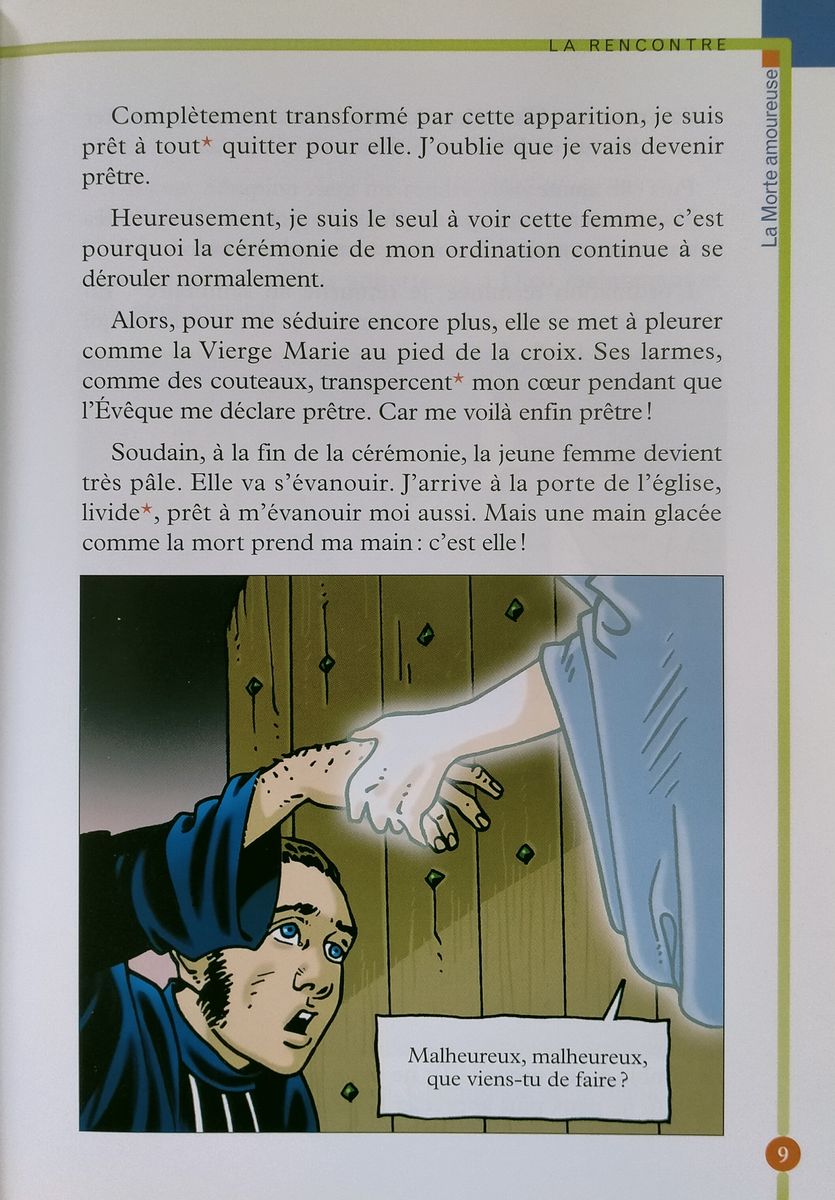 Lecture En Francais Facile 1 La Morte Amoureuse