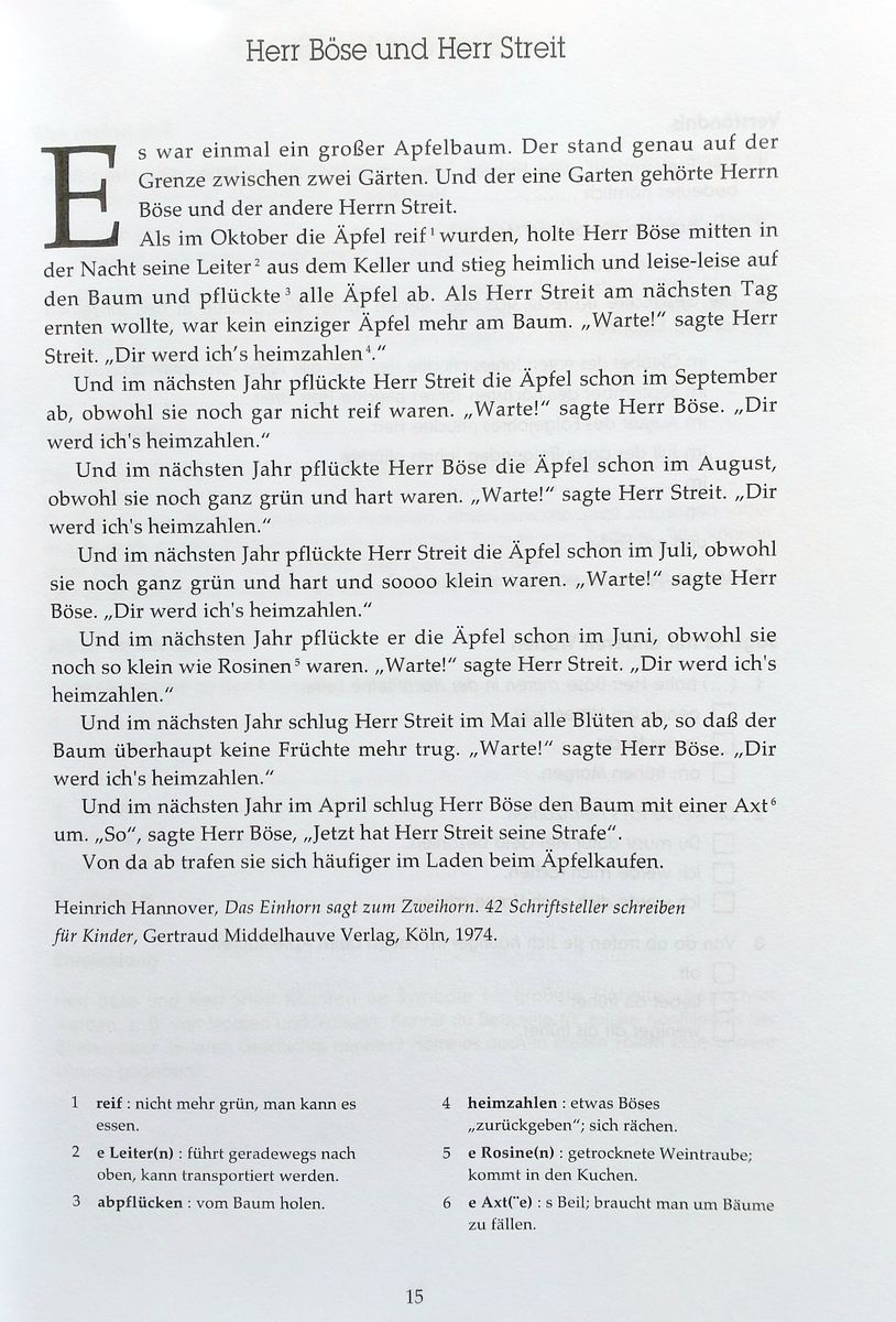 Kurzgeschichten Einstieg in die Literatur durch die Kurzgeschichte