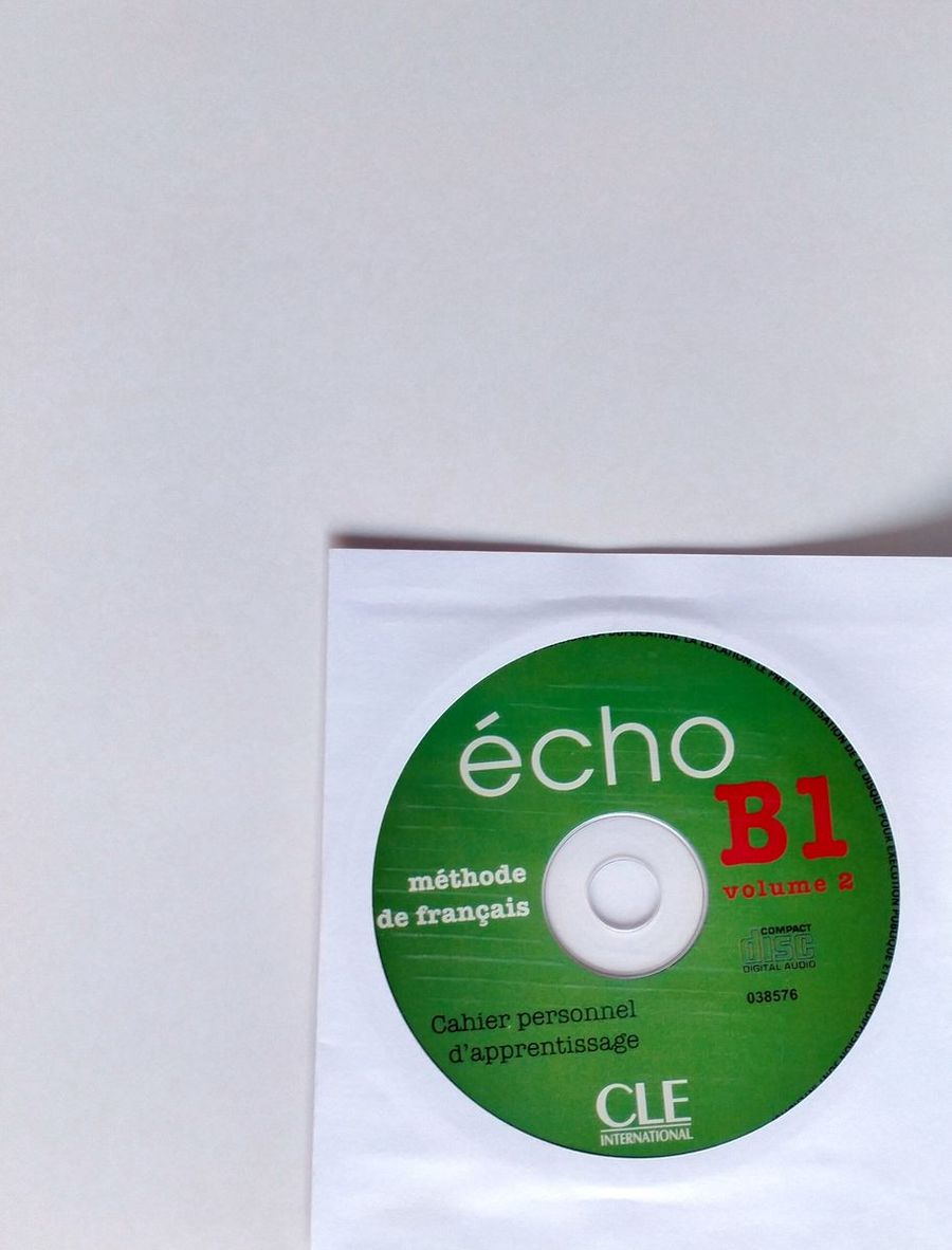 Echo Novelle edition B1.2 Cahier d'exercices + CD audio