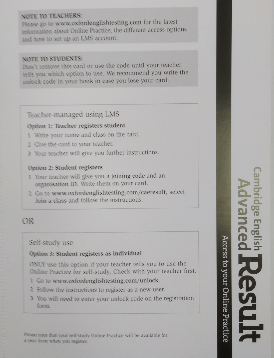 Cambridge English Advanced Result (2015) Student's Book with Online Practice