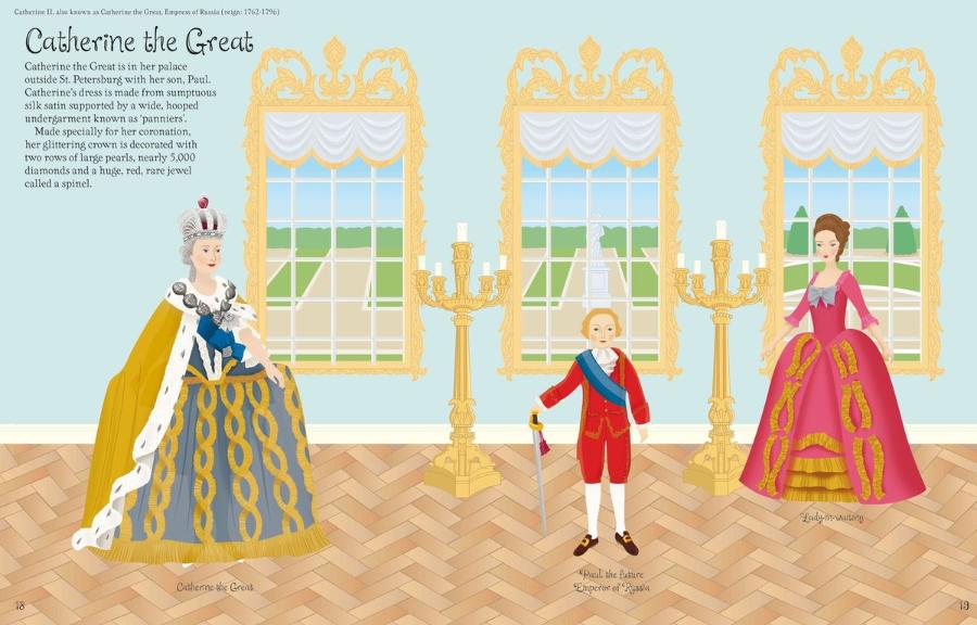 Usborne Activities Sticker Kings and Queens