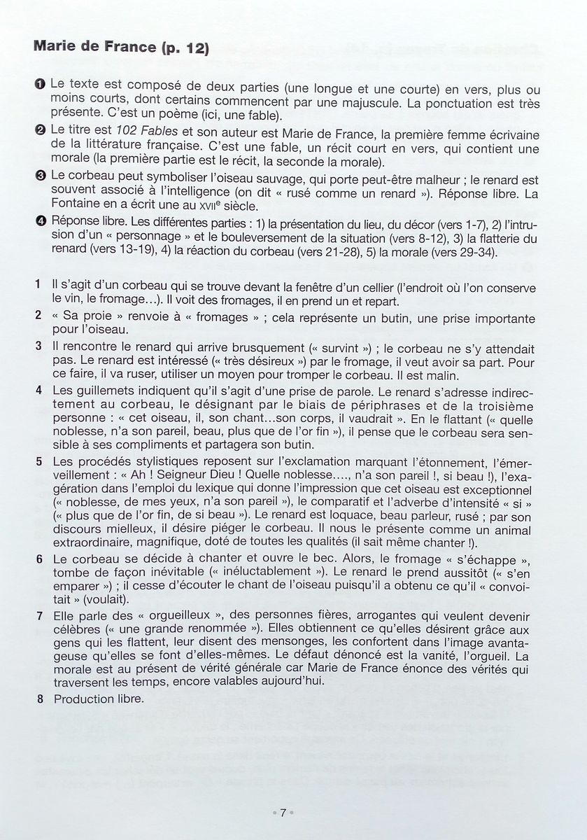 Litterature Progressive du Francais Avance B2-C1 Corriges (Ответы)