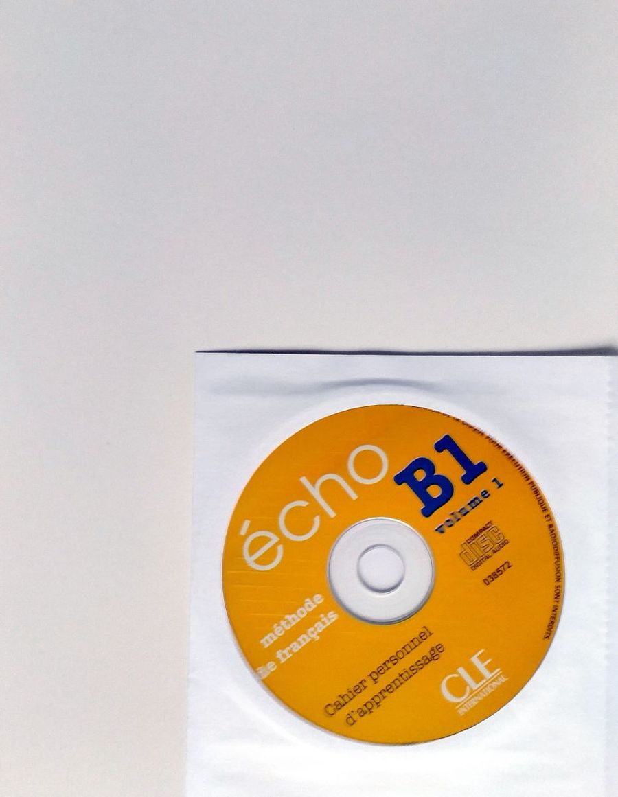 Echo Novelle edition B1.1 Cahier d'exercices + CD audio