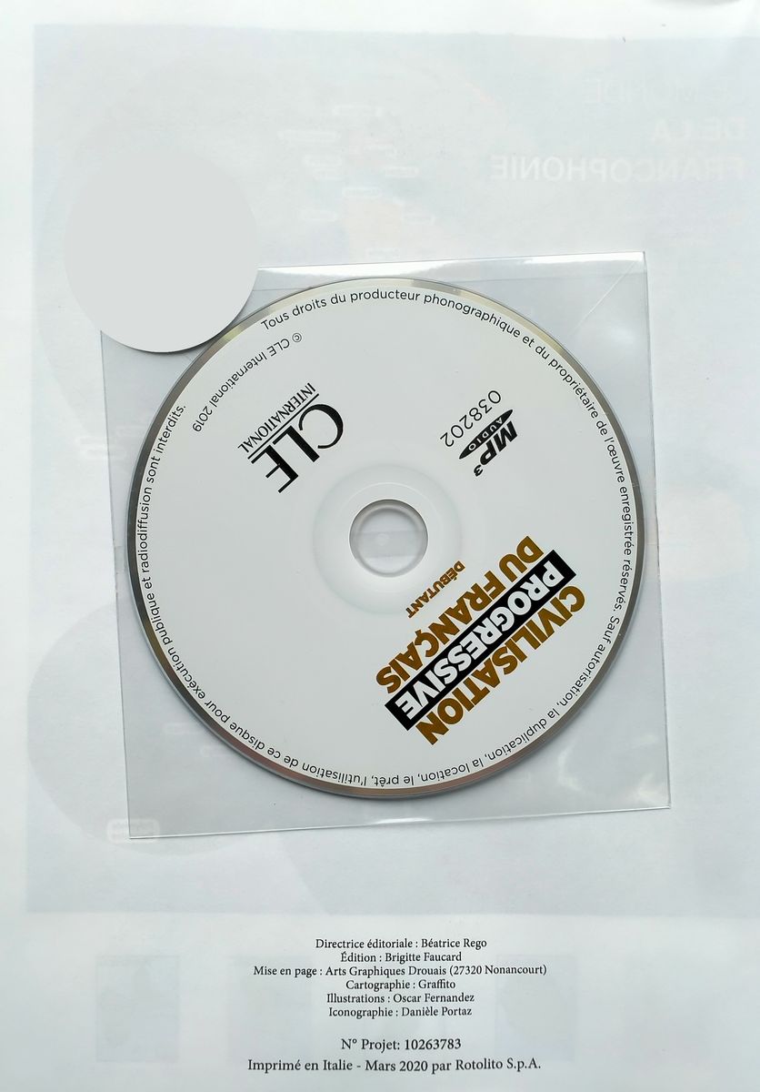 Civilisation Progressive du Francais 3eme edition Debutant A1 Livre + CD + web