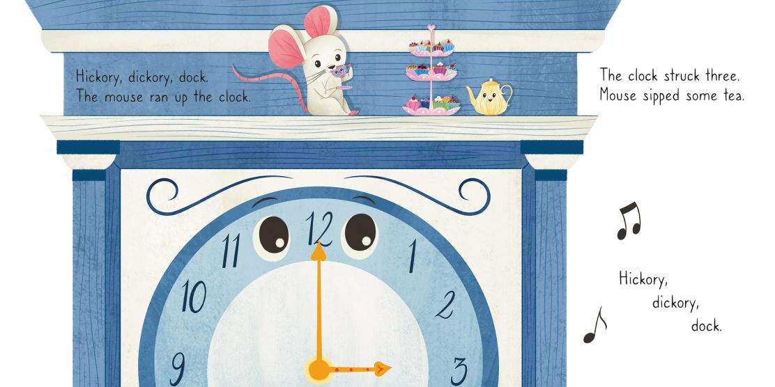 Usborne Little Board Books Hickory Dickory Dock