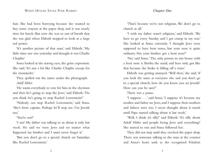 When Hitler Stole Pink Rabbit Hardback