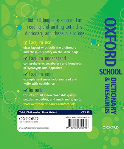 Oxford School Dictionary and Thesaurus