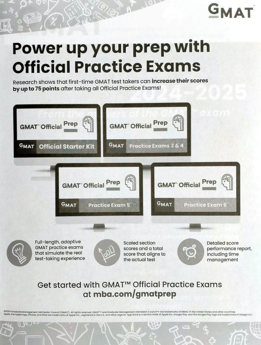 GMAT Official Guide 2024-2025 Book + Online Question Bank