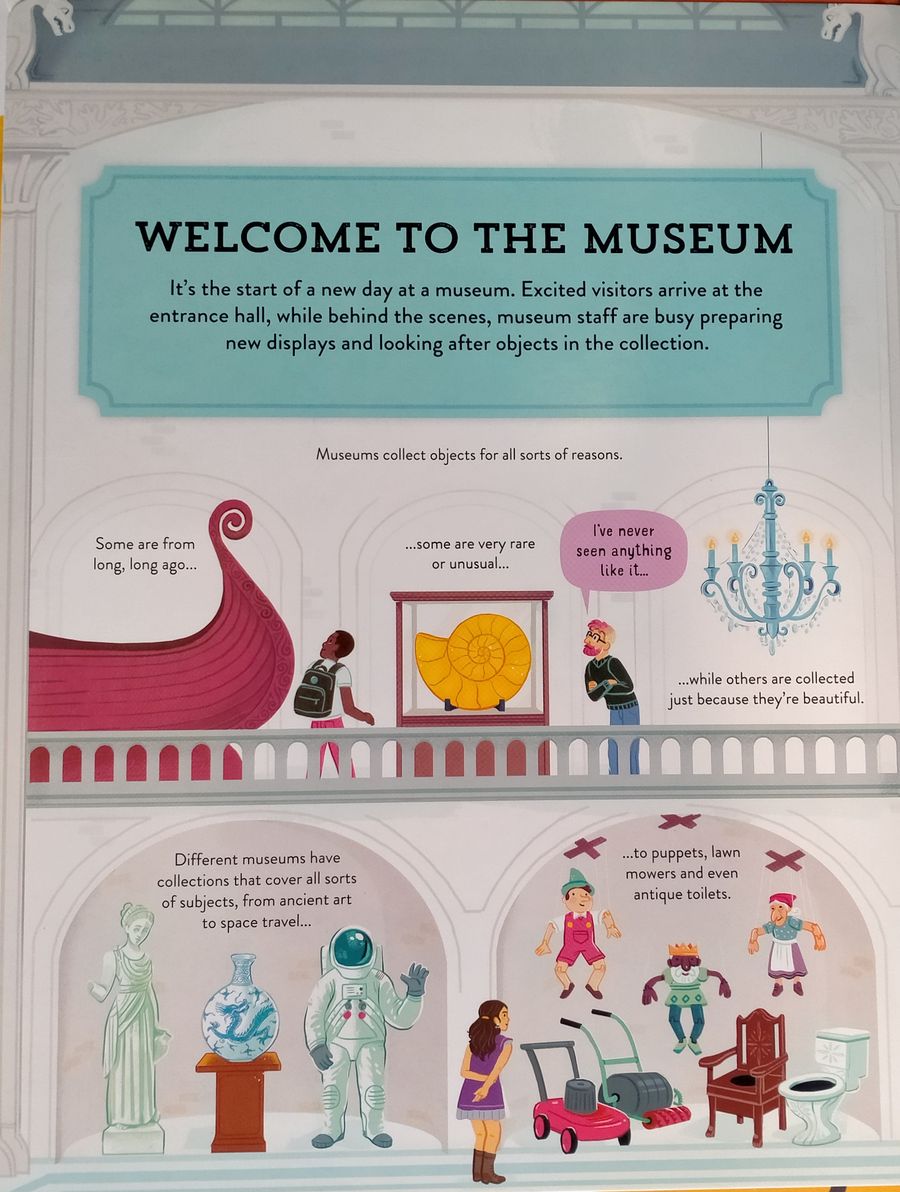 An Usborne Flap Book See Inside a Museum