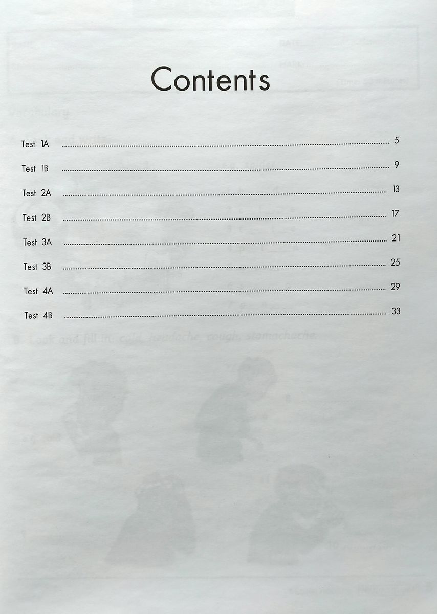 Welcome Plus 4 Test Booklet