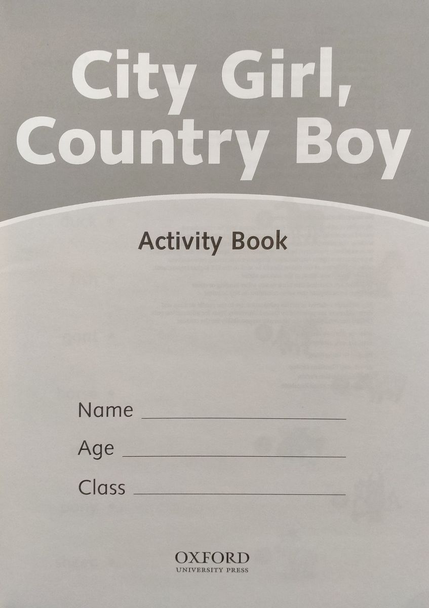Dolphin Readers 4 City Girl, Country Boy Activity Book
