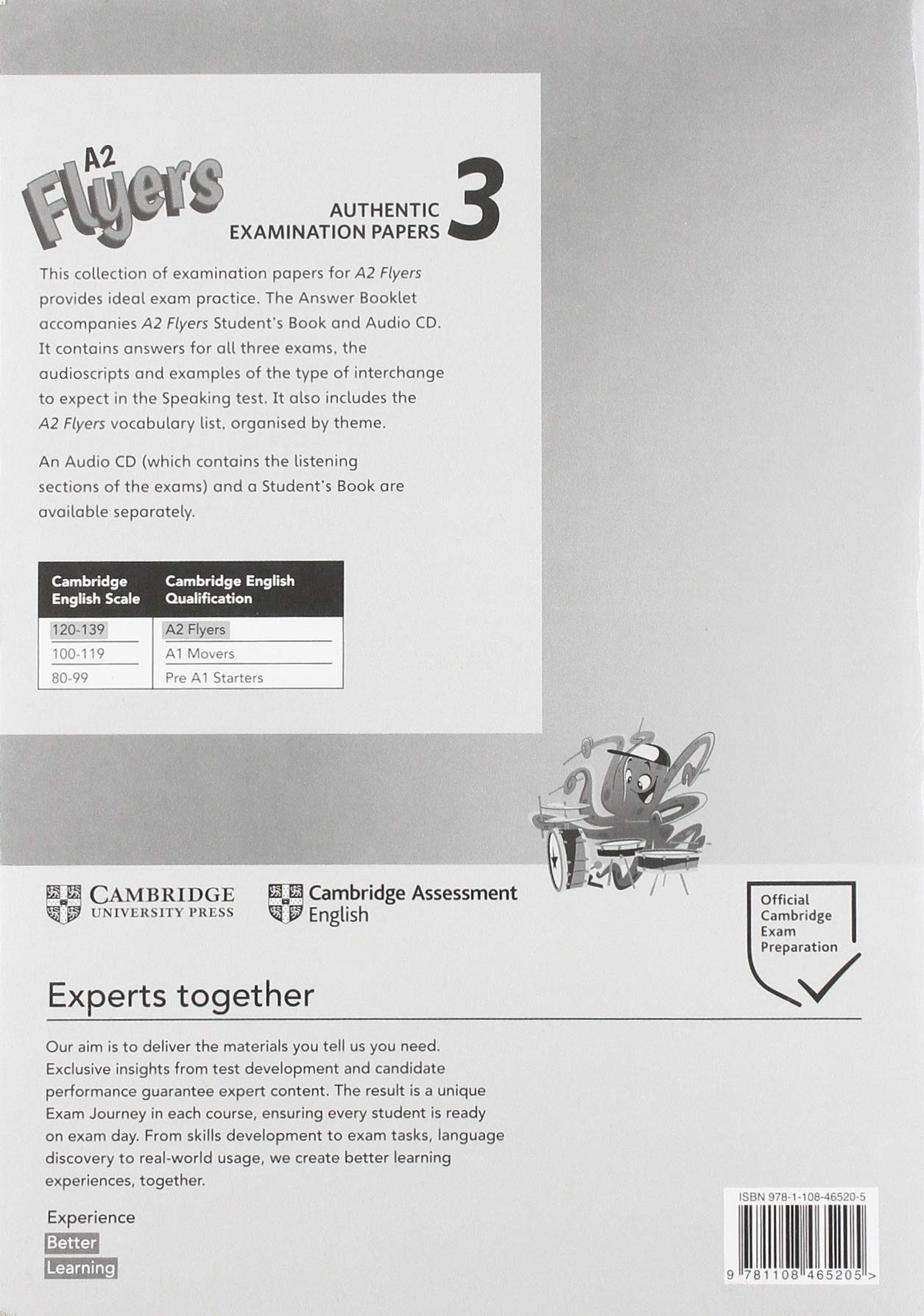 Cambridge Young Learners English Tests 3 (A2) Flyers Authentic Examination  Papers Answer Booklet купить недорого в интернет-магазине - RELOD | ISBN  9781108465205