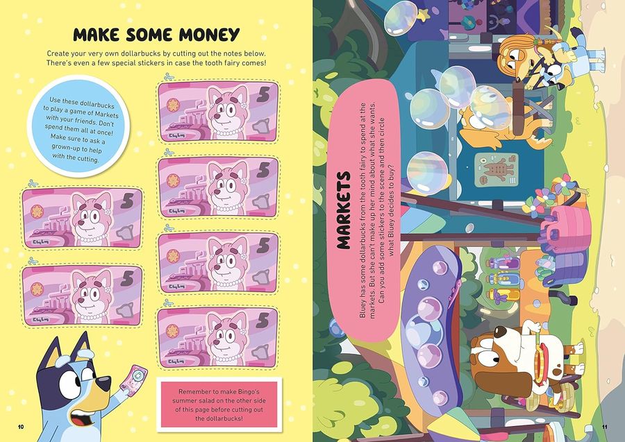 Bluey Bluey and Friends A Sticker Activity Book